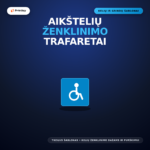 Automobilių stovėjimo aikštelių ženklinimo trafaretai