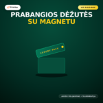 Prabangios dovanų dėžutės su magnetu ir langeliu