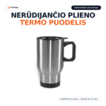 Nerūdijančio plieno termo puodelis (Tumbler)